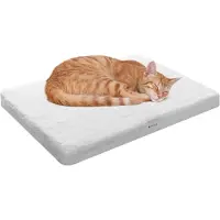 Famanu Coussin chauffant pour animaux de compagnie - Tapis chauffant lavable pour chats et chiens - 60 x 45 cm