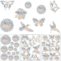 OEM Film pour vitres à prismes arc-en-ciel, protection contre les oiseaux, lot de 3, prismes ronds, sécurité pour vitres