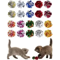 OEM Jouets pour chats « Kleckskugel » - 20 pièces, multicolores et attrayants