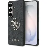 GUESS Coque 4G Metal Logo Backcover pour Samsung Galaxy S26 - Noir