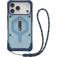 Uag Coque Pathfinder Clear MagSafe avec Lanyard pour Apple iPhone 17 Pro Max - Clear / Blue Lanyard