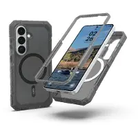 Uag Trooper coque arrière avec aimant pour Samsung Galaxy S26 - Ash