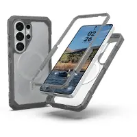 Uag Trooper coque arrière avec aimant Samsung Galaxy S26 Ultra - Ash Clear