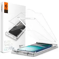Spigen EliteShield EZ Fit avec plateau d'installation - 1 pack pour Samsung Galaxy S25