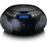 Lenco SCD-341BK - Boombox avec radio DAB+/ FM et Bluetooth - Radio à piles ou sur secteur