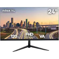 Nilox Écran NXM24FHD1205 24 pouces Full HD 120 Hz VA 1 ms, fixation VESA