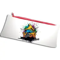 Panta Plast Trousse en PP avec impression sur la fermeture éclair « Youth » -