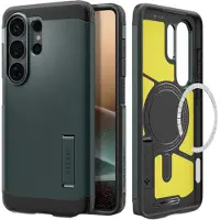 Spigen Coque Tough Armor MagSafe Samsung Galaxy S26 Ultra - Abyss Green