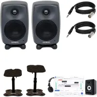 Genelec 8020D (2x) + pieds + calibration + c?bles