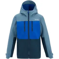 Regatta - Veste « Highton », imperméable pour enfants RG12834 (140) (Bleu pâle/Bleu roi/Ciel nocturne)