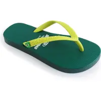 Brasileras Tongs Garçon Fille Antidérapantes confortables chaussures de plage/piscine/urbaines vert jaune 31/32 EU -UBCCB-K