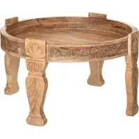 Atmosphera Table basse, bois, Ø 74 cm