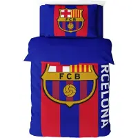 FC Barcelona Set de linge de lit 135x200 + 50x75 cm microfibre 119122 multicolore