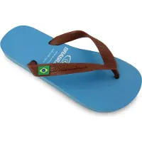 Brasileras Tongs Homme Femme Antidérapantes confortables chaussures de plage/piscine/urbaines bleu / marron 40/41 EU -UBCCBNL