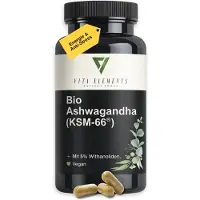 IK-Handelsgruppe Vita ElementsAshwagandha KSM-66 : 180 capsules – complément alimentaire à haute dose et testé en laboratoire