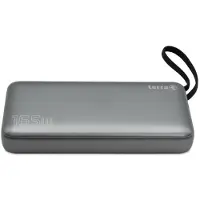 Wortmann AG Batterie externe TERRA 20 000 mAh / 165 W – Charge rapide pour ordinateur portable, tablette et smartphone