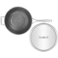 Zwilling Peak 30 Cm Wok Pan Argenté