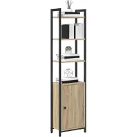 vidaXL Bibliothèque Chêne Sonoma 40 x 24 x 161 cm Bois d'ingénierie