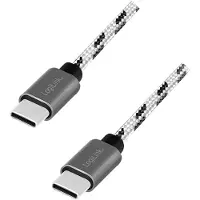 Logilink Kit de câbles USB 2.0 Type-C CU0200 Alu, Nylon