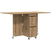 Syfax Table à dîner 2 pcs 140 x 80 x 77 cm Bois d'ingénierie