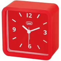 Trevi SL 3820 Réveil à quartz rouge, blanc