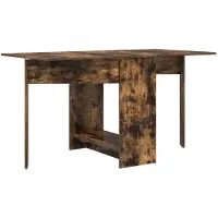 Syfax Table à dîner 138 x 70 x 73,5 cm Bois d'ingénierie Chêne fumé