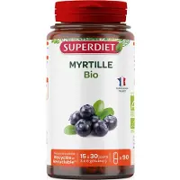 SuperDiet Myrtille bio 90 pc(s) Capsule(S)