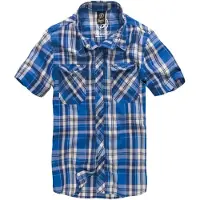 Brandit Chemise 'Roadstar' bleu / blanc