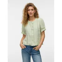Vero Moda Chemisier 'VMNatali' vert clair