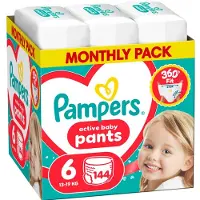 Pampers Active Baby Pants Diaper Pull-on diaper No.6 13-19 kg 144 Pieces