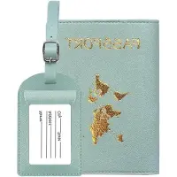 OEM Porte-documents de voyage et porte-passeport en lot de 2, pratique pour les petites valises