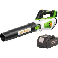 Procraft PB20 Souffleur de feuilles sans fil 20 V TURBO + 1x batterie 4,0 Ah - sans chargeur