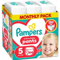 Pampers Active Baby Pants Diaper Pull-on Diaper No.5 11-17kg 164 Pieces MSB
