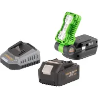 Procraft LL20bb Projecteur LED sans fil 20 V 500 lm + 1x batterie 4,0 Ah + chargeur