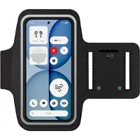 SmartFitness Handy Sport Armband, Brassard pour smartphone, Noir, Transparent