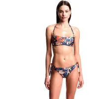 Emporio Armani pour femme. EW000798_AF20242 Bikini Logomania bleu (S), Beachwear, Polyamide