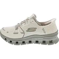 SKECHERS Baskets basses 'Glide-Step Pro' gris / blanc