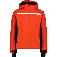 CMP Veste de ski homme en twill avec capuche amovible orange 50