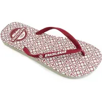 Brasileras Tongs Femme Antidérapantes confortables chaussures de plage/piscine/urbaines grenat 40/41 EU -UBFBCNW