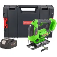 Procraft ST22 Scie sauteuse sans fil 20 V 80 mm Brushless + 1x batterie 4,0 Ah + boîte à outils RHINO - sans chargeur