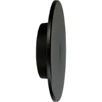 Milagro Applique d'extérieur moderne noire cercle vertical Ø18cm couleur changeante LED 12W IP65 DISK