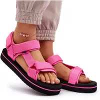 Butosklep Sandales pour femmes LCW-23-34-2613 Rose 40