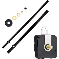INF Mouvement à quartz DIY avec aiguilles et accessoires Le noir