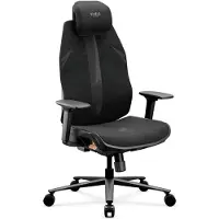 Diablo CHAIRS Chaise de bureau ergonomique, noire, V-Flash Ultra Black