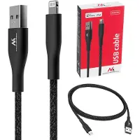 Macleans Câble USB A vers Lightning Câble de charge MFi Câble de transfert de données Compatible avec iPhone/iPod/iPad Câble USB 5V/2.4A Fast Charge