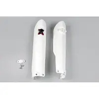 Ufo PLAST Protecteur de fourche Pour modèles KTM En blanc haute qualité