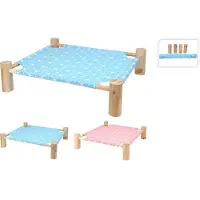 Pets Collection Panier pour animal de compagnie de la collection Pets, avec une base en bois