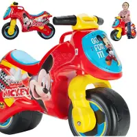 Injusa Vélo d'équilibre à moteur Mickey Mouse