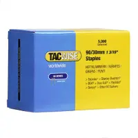Tacwise Agrafes à dos étroit 90/30 mm galvanisées 5.000 pièces