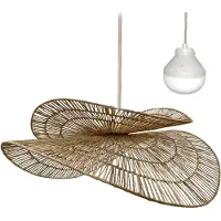 Lumisky Suspension Nomade Jute Bois H21cm